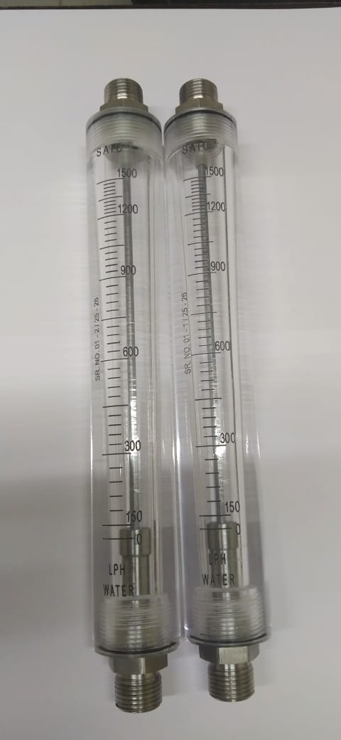  Round Body Water Rota meter in Flow Range of 0-1500 LPH